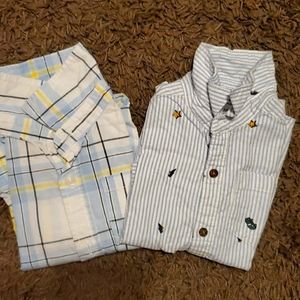 2 pack bundle assorted long sleeve shirts 2T/24M